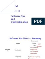 SPM Lec 10 Software Size, Effort and Cost Estimation Part 1