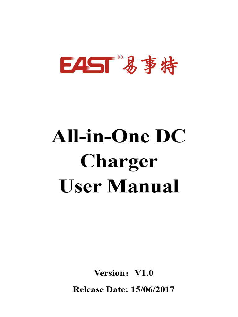 All-in-One DC Charger User Manual | PDF | Battery Charger | Power Supply