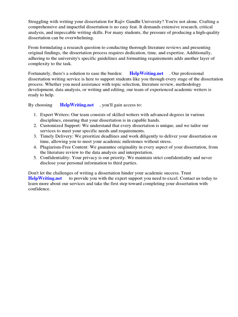 Dissertation Rajiv Gandhi University | PDF | Science & Mathematics