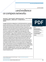 Robustness and Resilience of Complex Networks: Physics
