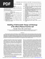 Modeling of Galvanostatic Charge and Discharge