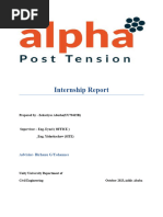 Internship Report