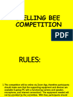 Spelling BeeCompetition