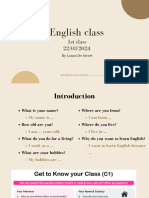 Introduction Class (Cris)