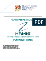 Panduan Pengguna Pentadbir HRMIS