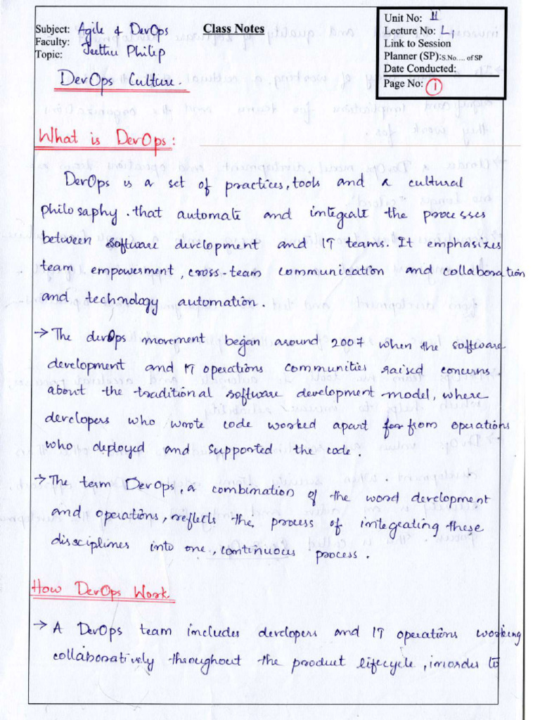 DevOps Class Notes and Concepts | PDF | Foreign Language Studies