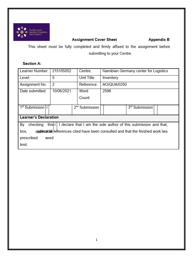 Inventory Management in Consumer Electronics | PDF | Inventory | Supply ...