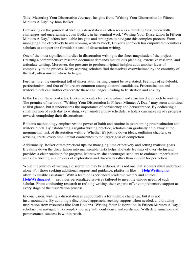 writing-your-dissertation-in-fifteen-minutes-a-day-by-joan-bolker-pdf
