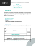 Guide du Test SPPB en Physiothérapie | PDF