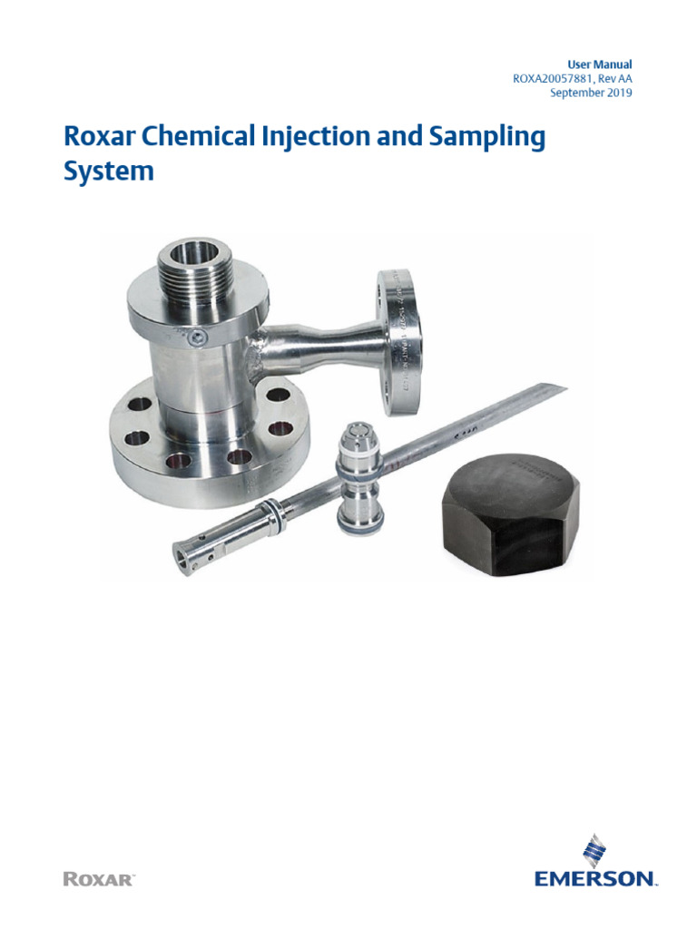 Manual Roxar Chemical Injection Sampling System en 5943042 | PDF | Pipe ...