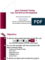 Object Oriented Testing and Test-Driven Development