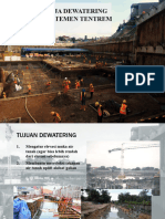 Work Plan of Dewatering Tentrem Semarang