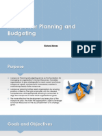 Manpower Planning and Budgeting