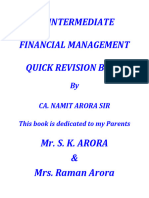 FM Quick Revision Book