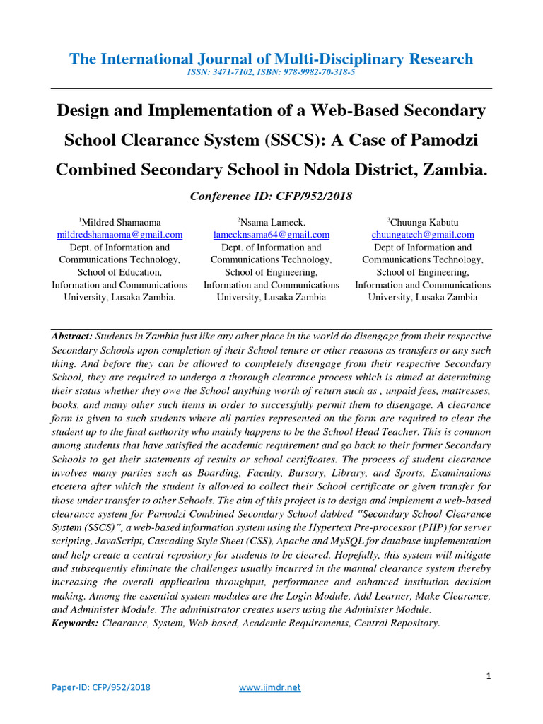 CFP9522018 | PDF | Software Development Process | World Wide Web
