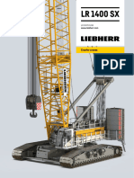 Liebherr LR 1400 Crawler Crane Technical Data Sheet Specifications English