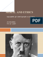 Moral and Ethics
