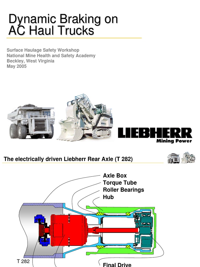Liebherr T282 Dynamic Braking System | PDF