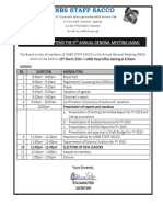 Agm Notice & Agenda