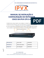 Instalação e Configuração Do Roteadores e Switches Cisco