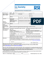 TRS Membership Form 2020