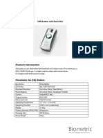 Z30 Button With Back Box: Parameter Description