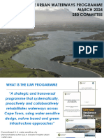 Liveable Urban Waterways Programme Update - 15 March 2024