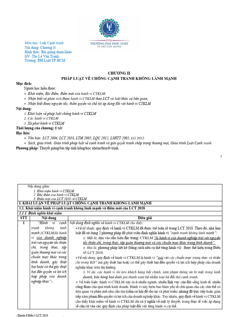 CHNG II Phap Lut V CHNG CNH Tranh | PDF