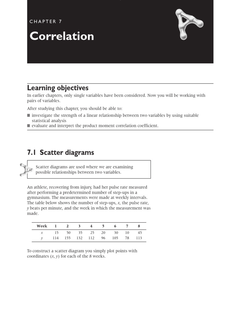 Analyzing Scatter Diagrams and Correlation | PDF | Scatter Plot | Data ...