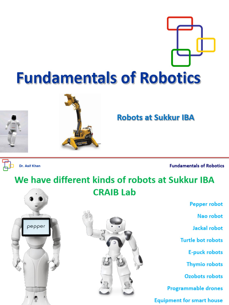 Fundamentals of Robotics 02 | Download Free PDF | Robot | Robotics