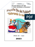 Proyecto Folklore Trajes Típicos Del Paraguay