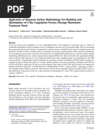 RSM - Biocoagulation - Menial