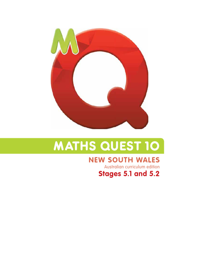 10 MathsQuest AC 5.1 5.2 | PDF | Equations | Trigonometry
