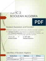 T2 - Boolean Algebra