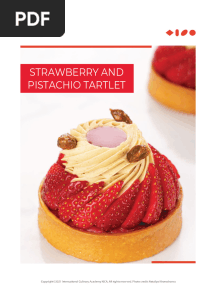 Strawberry and Pistachio Tartlet