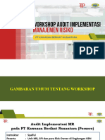 Workshop Audit Implementasi Manajemen Risiko (RAP KBN Workshop)