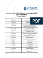 Scad Sonic 2023 Schedule