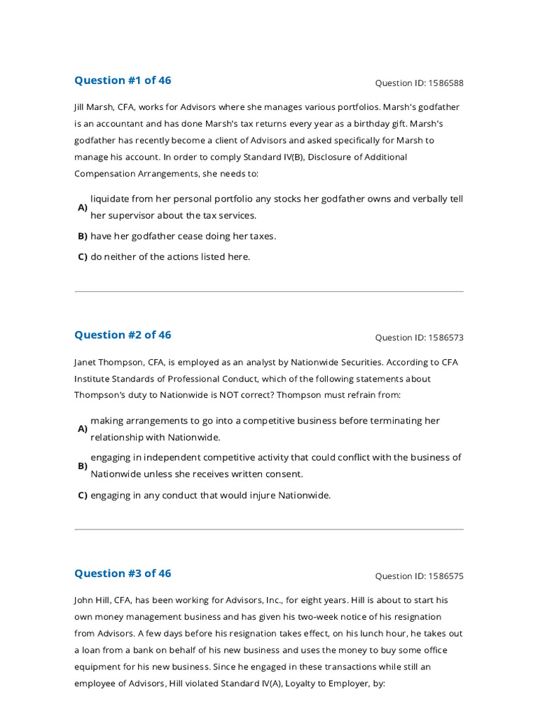 Reading 42 4 standards of professional conduct guidance for standards
