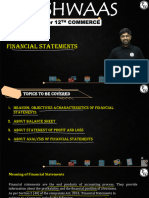 Financial Statements in one shot _ Class Notes __ Vishwaas