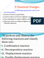 10-Types of Chemical Changes