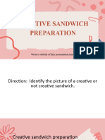Creative Sandwich