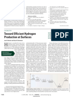 Toward Efficient Hydrogen Production at Surfaces Science.1127180