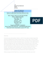 (E-Filing) Bukti Penerimaan Elektronik