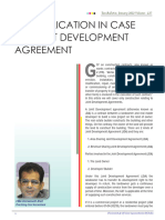 GST On Development Agreement