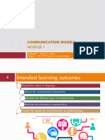 Module 1 Communication Models