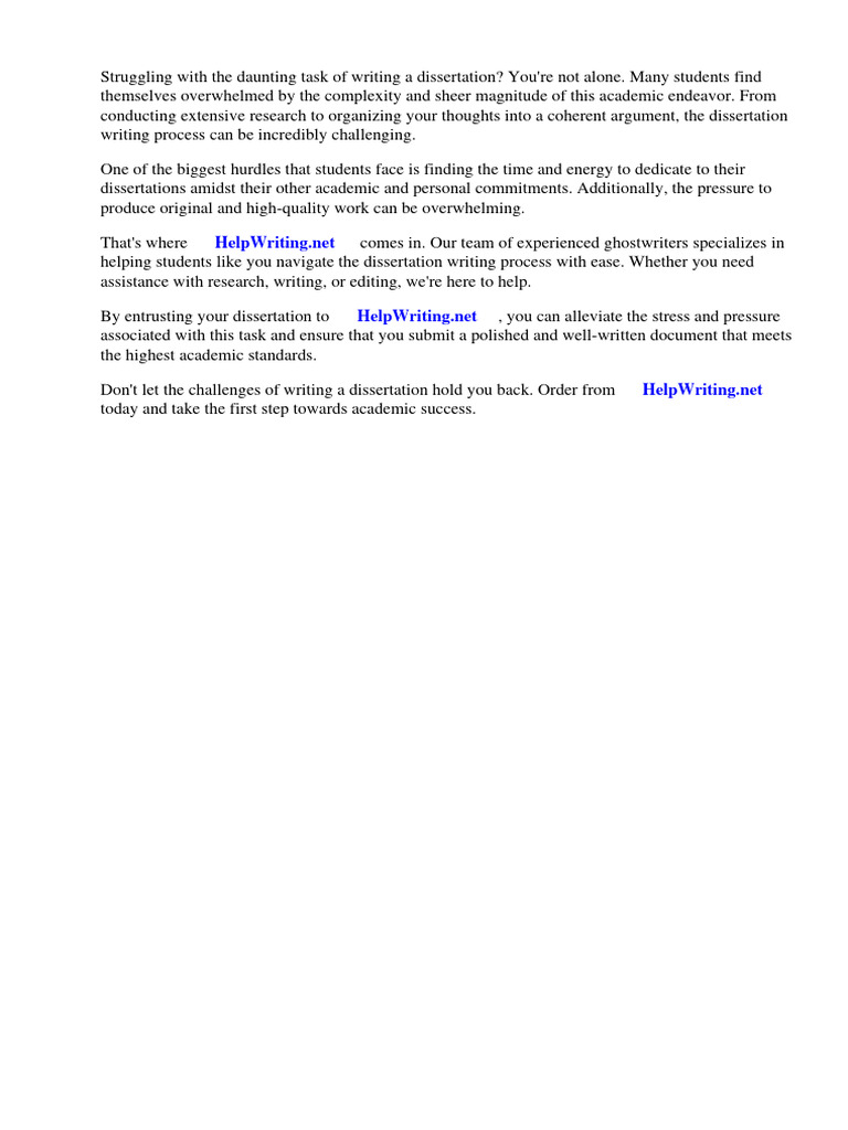 Dissertation Help from Expert Ghostwriters | PDF | Http Cookie | Thesis