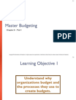 Master Budgeting: - Part I