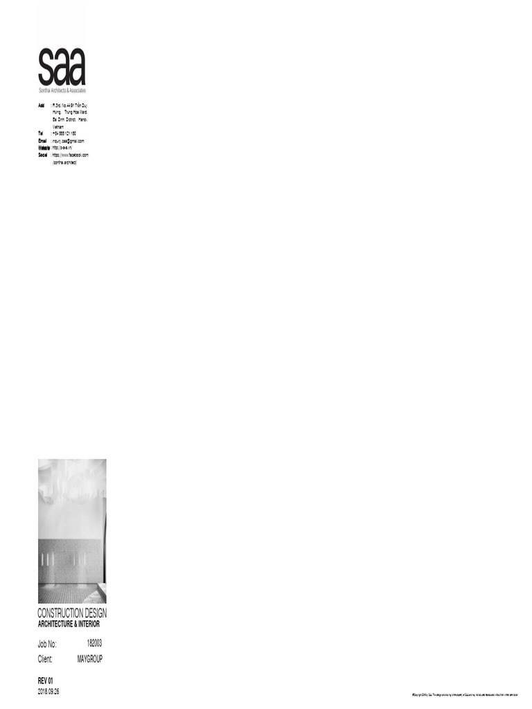 Saa - Uts - Design For Construction Rev01 | PDF