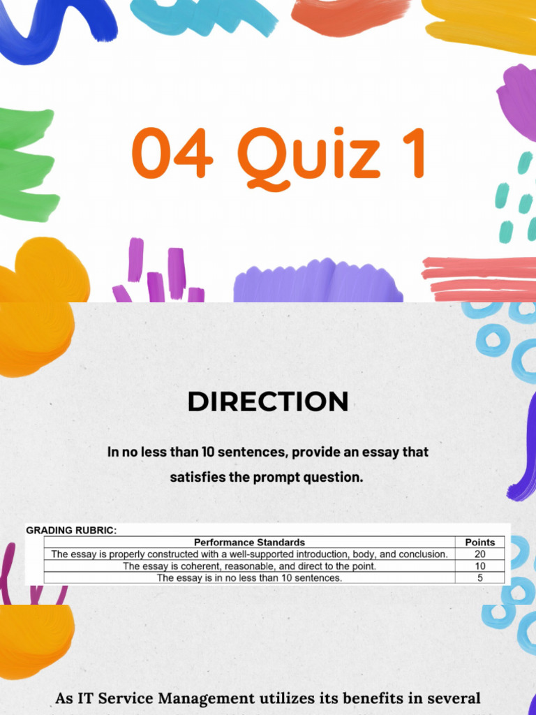 04 Quiz 1 | PDF
