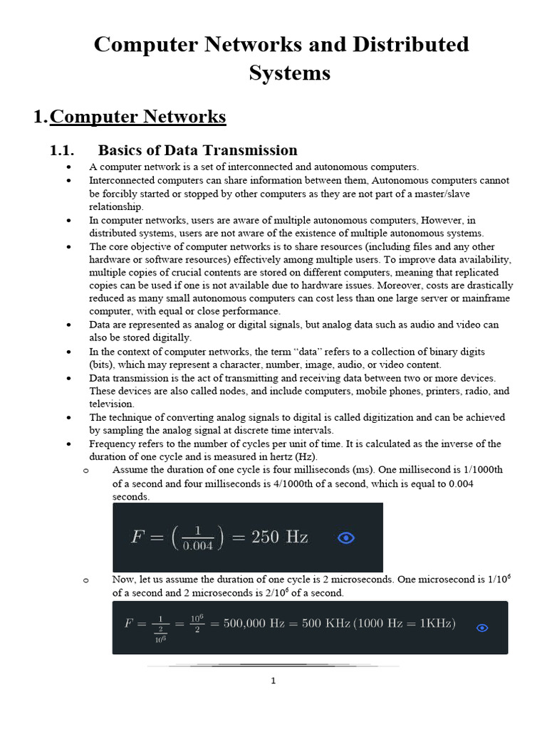 Computer Networks and Distributed Systems | Download Free PDF | Cloud ...